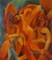 Tres mujeres 1908 Desnudo abstracto